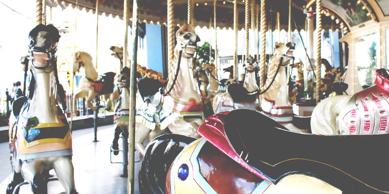 Article header image - Carousel photo as allegory for recursion