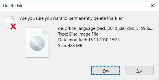 Confirm delete dialog on InvokeVerb (delete)