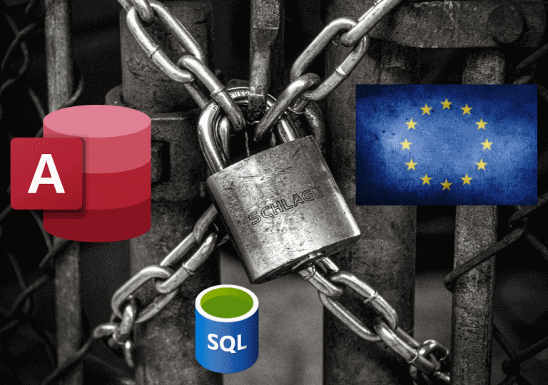 GDPR for Access and SQL Server developers - Article Header Image